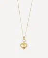 Tilly Sveaas 18ct Gold-plated Small Heart Pendant Necklace In Gold