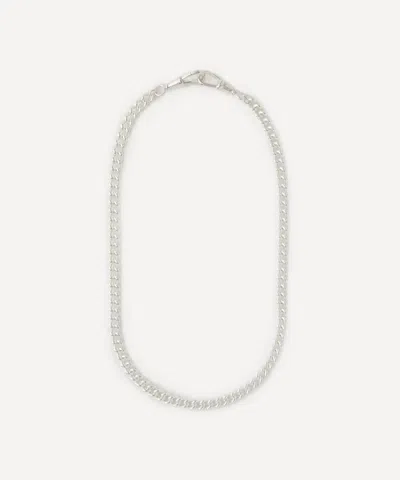 Tilly Sveaas Mens Sterling Silver Medium Curb Clipt Chain Necklace