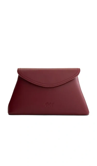 Tilt Beauty The Clutch In Burgundy