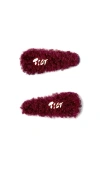 Tilt Beauty The Comfy Clip Set Of 2 In Red