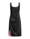Tilù Tilú Woman Mini Dress Black Size 12 Acetate, Polyamide, Elastane