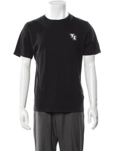 Pre-owned Tim Coppens Graphic Print Crew Neck T-shirt In Black