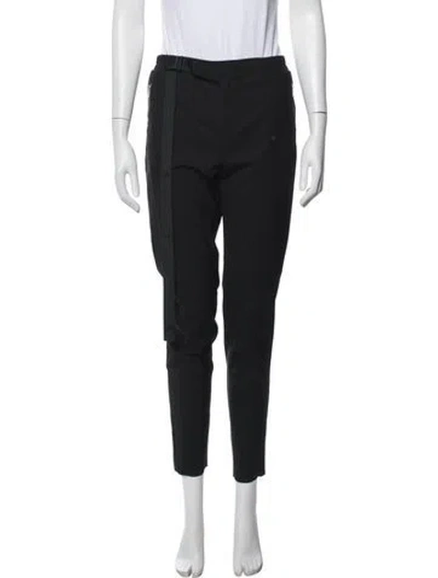 Pre-owned Tim Coppens Virgin Wool Straight Leg Pants In Black/blue