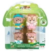 Timber Tots Gla Gla Reindeer Family 4 Mini Figures, 18mo+ In Multi
