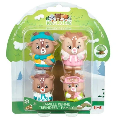 Timber Tots Kids'  Gla Gla Reindeer Family 4 Mini Figures, 18mo+ In Multi
