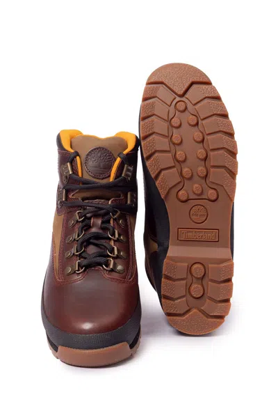 Pre-owned Timberland - Men's Euro Hiker Ankle Boot - Number In Bordeaux