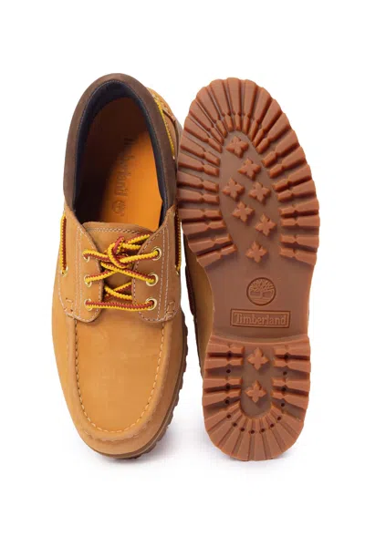 Pre-owned Timberland - Men's ® Authentic Boat Shoes - Number In Light Brown