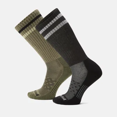 Timberland 2-pack Crew Hiking Sock In Multi