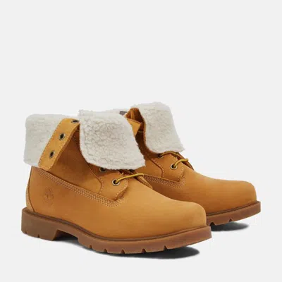 Timberland Women's Linden Woods Waterproof Fleece Fold-down Boot In Multi