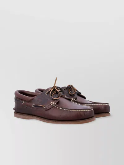 Timberland 3 Eye Leather Boat Shoes