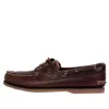 Timberland 3-eye Lug Handsewn Boat Shoe 'dark Brown'
