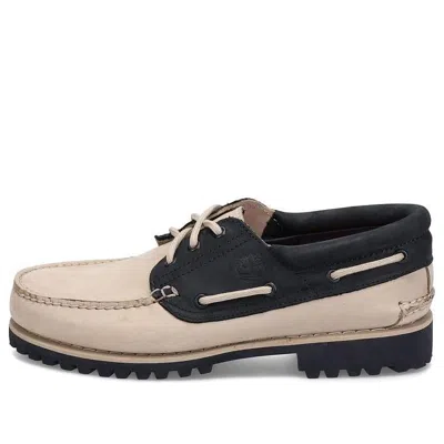 Timberland 3-eye Lug Handsewn Boat Shoes 'beige'