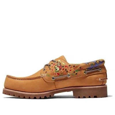 Timberland 3-holes Boot Shoes X Clot 'wheat' In Brown