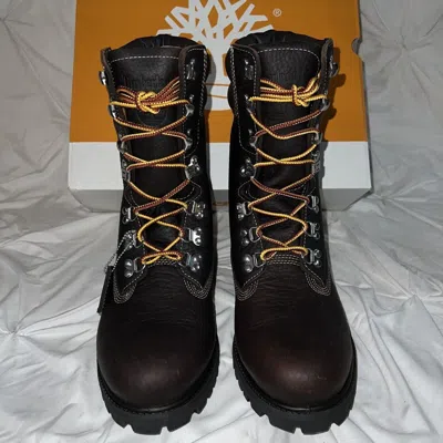 Pre-owned Timberland 40 Below Hazel Highway Tb 0a173h 214 Sz. 9 Tupac Super Boot In Brown