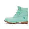 Timberland 50th Anniversary Edition Premium 6 Inch Waterproof Boot 'light Green Nubuck' In Multi