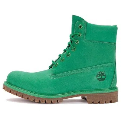 Timberland 50th Anniversary Edition Premium 6 Inch Waterproof Boot 'medium Green Nubuck'
