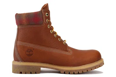 Pre-owned Timberland 6" Boot Pendleton Claypot In Brown/plaid
