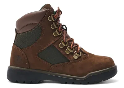 Pre-owned Timberland 6" Field Boot Olive Sneakers In Medium Brown/dark Olive