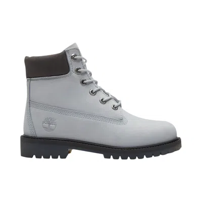 Pre-owned Timberland 6 Iinch Junior Waterproof Boot 'glacier Grey' | Kid's Size 4 In Gray