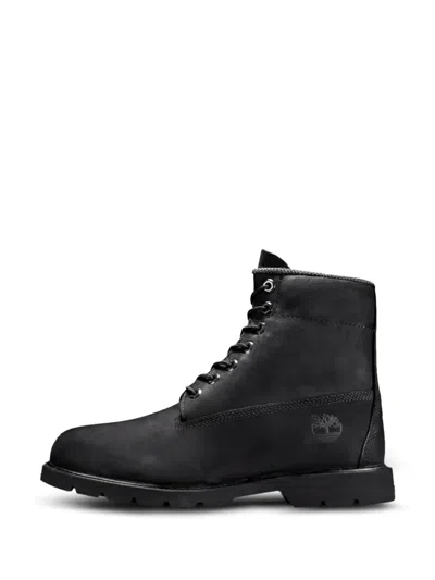 Timberland 6 Inch Basic Ankle Boots In Black