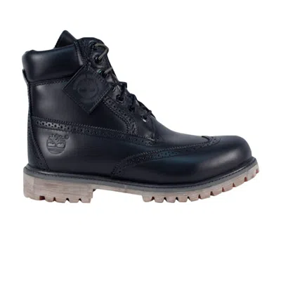 Pre-owned Timberland 6 Inch Brogue Boot | Black | Men's Size 8.5