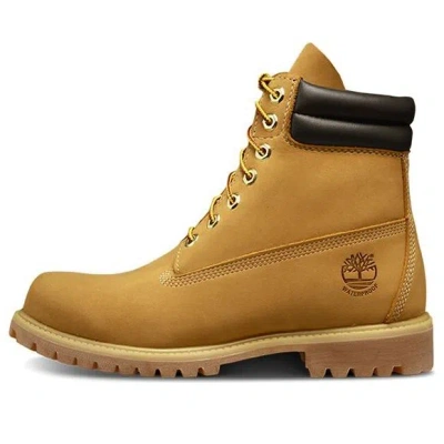 Timberland 6 Inch Classic Waterproof Wide Fit Boots 'wheat Nubuck'