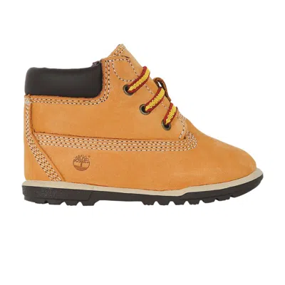 Pre-owned Timberland 6 Inch Crib Bootie 'wheat' | Orange | Infant Size 1