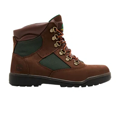 Pre-owned Timberland 6 Inch Field Boot Junior 'brown Green' | Kid's Size 4.5