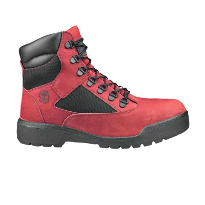Pre-owned Timberland 6 Inch Field Boot Junior 'dark Red' | Kid's Size 7