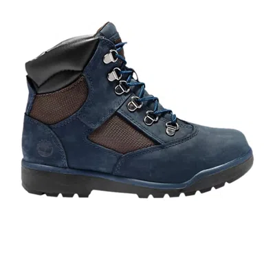 Pre-owned Timberland 6 Inch Field Boot Junior 'navy' | Blue | Kid's Size 6.5
