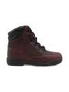 Timberland 6 Inch Field Boots In Burgundy