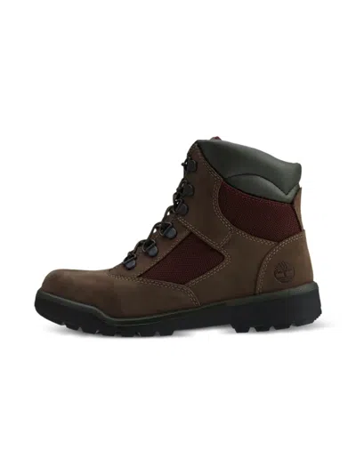 Timberland Kids' 6 Inch Field "dark Brown" Boots