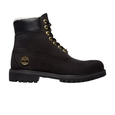 Pre-owned Timberland 6 Inch Fleece Lined Waterproof Boot 'black Gold' | Men's Size 11