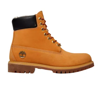Pre-owned Timberland 6 Inch Fleece Lined Waterproof Boot 'wheat' | Brown | Men's Size 11