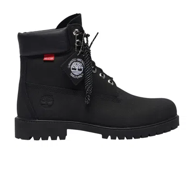 Pre-owned Timberland 6 Inch Heritage Boot 'black' | Men's Size 9