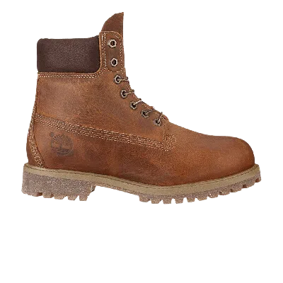 Pre-owned Timberland 6 Inch Heritage Boot 'burnt Orange'