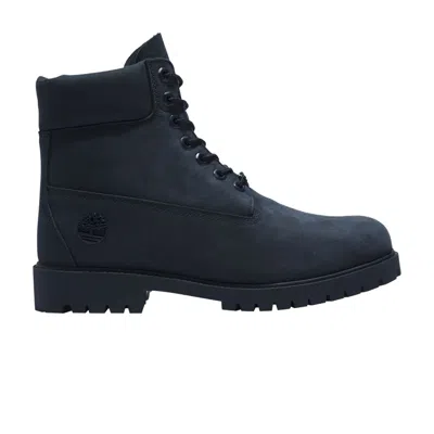 Pre-owned Timberland 6 Inch Heritage Boot 'navy' In Blue