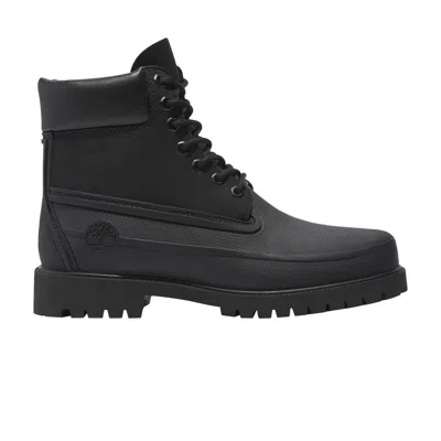Pre-owned Timberland 6 Inch Heritage Boot 'triple Black'
