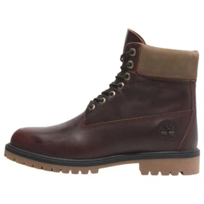 Timberland 6 Inch Heritage Premium Waterproof 'boot Root Beer' In Multi