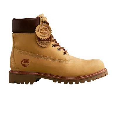 Pre-owned Timberland 6 Inch Luxe Waterproof Boot 'wheat' | Tan | Men's Size 7.5 In Brown