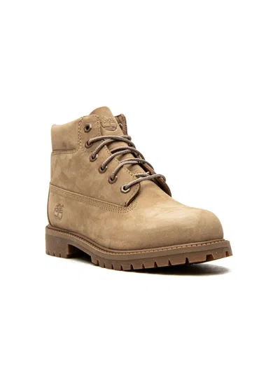 Timberland Kids' 6 Inch Premium "beige" Boots In Brown
