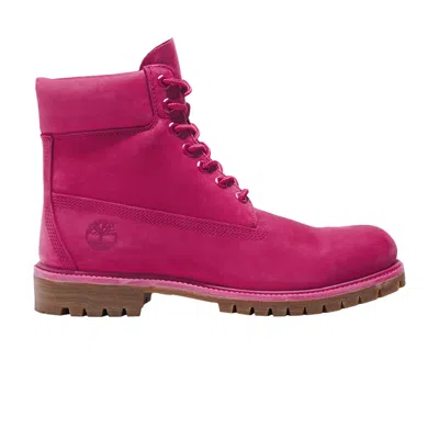 Pre-owned Timberland 6 Inch Premium Boot '50th Anniversary - Dark Pink'