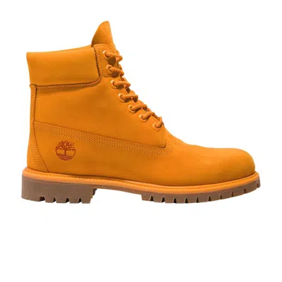 Pre-owned Timberland 6 Inch Premium Boot '50th Anniversary - Medium Orange'