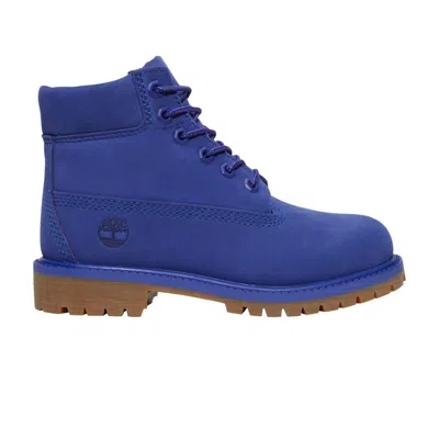 Pre-owned Timberland 6 Inch Premium Boot Junior '50th Anniversary - Bright Blue' | Kid's Size 4.5
