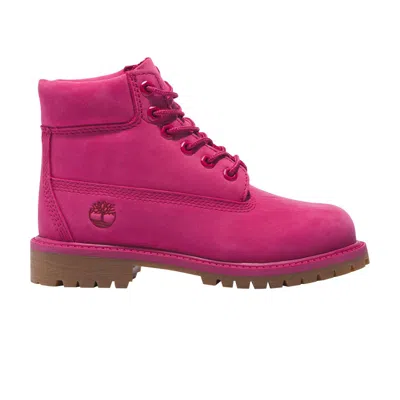 Pre-owned Timberland 6 Inch Premium Boot Junior '50th Anniversary - Dark Pink' | Kid's Size 5.5