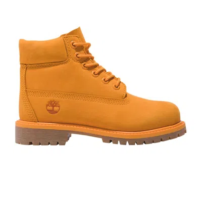 Pre-owned Timberland 6 Inch Premium Boot Junior '50th Anniversary - Medium Orange' | Kid's Size 4.5