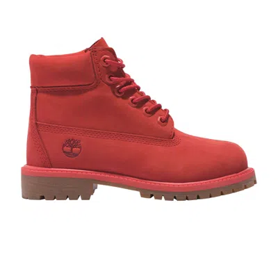 Pre-owned Timberland 6 Inch Premium Boot Junior '50th Anniversary - Medium Red' | Kid's Size 4