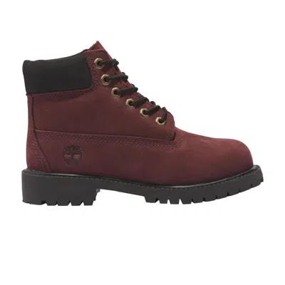 Pre-owned Timberland 6 Inch Premium Boot Junior 'burgundy' | Red | Kid's Size 5