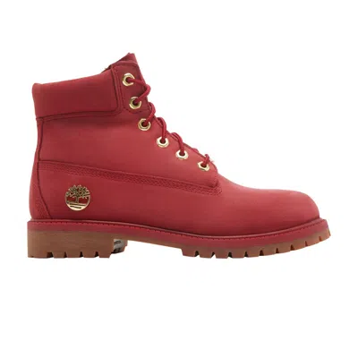 Pre-owned Timberland 6 Inch Premium Boot Junior 'dark Red' | Kid's Size 6.5