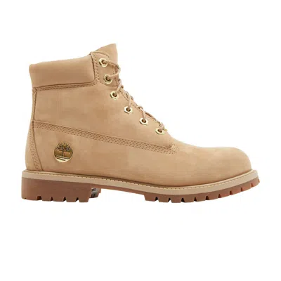 Pre-owned Timberland 6 Inch Premium Boot Junior 'light Beige' | Brown | Kid's Size 6.5